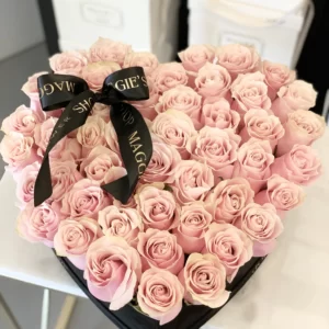 B&BA 50 Rose Light Pink Heart