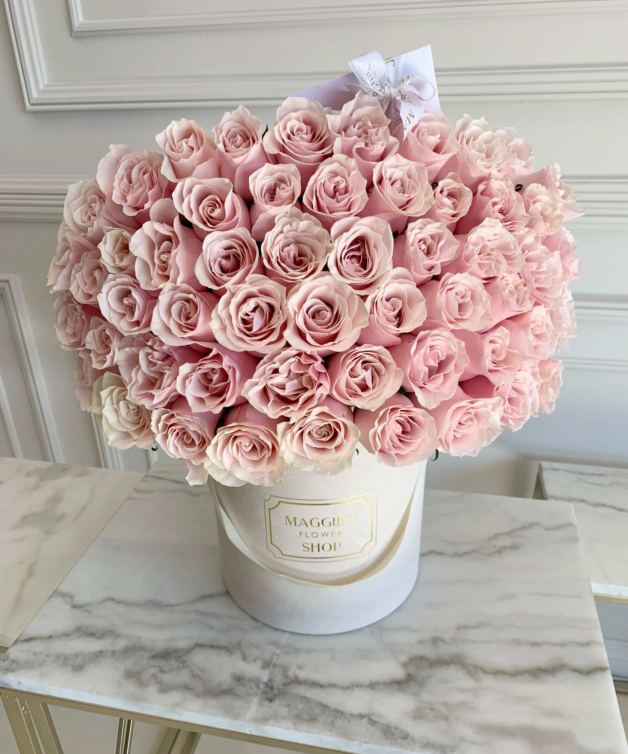 B&BA 50 Light pink Rose Box